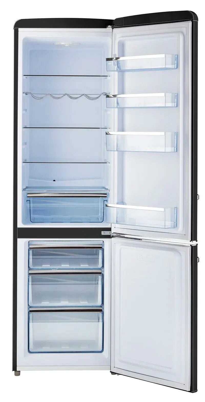 Classic Retro 21.6" Manual Defrost 8.7 Cu. Ft. ENERGY STAR Certified Bottom Freezer Refrigerator | Fridge.com