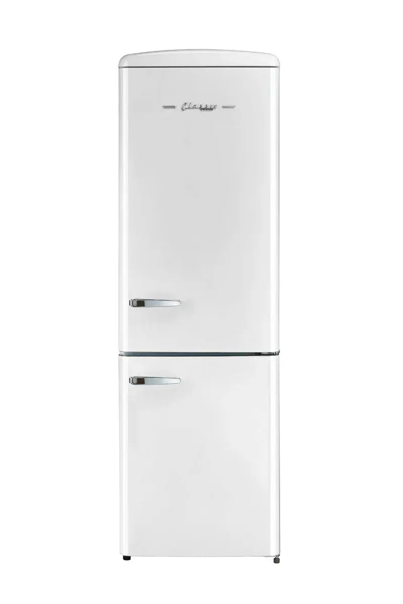 Classic Retro 23.6" Frost-Free 11.7 Cu. Ft. Energy Star Certified Bottom Freezer Refrigerator | Fridge.com