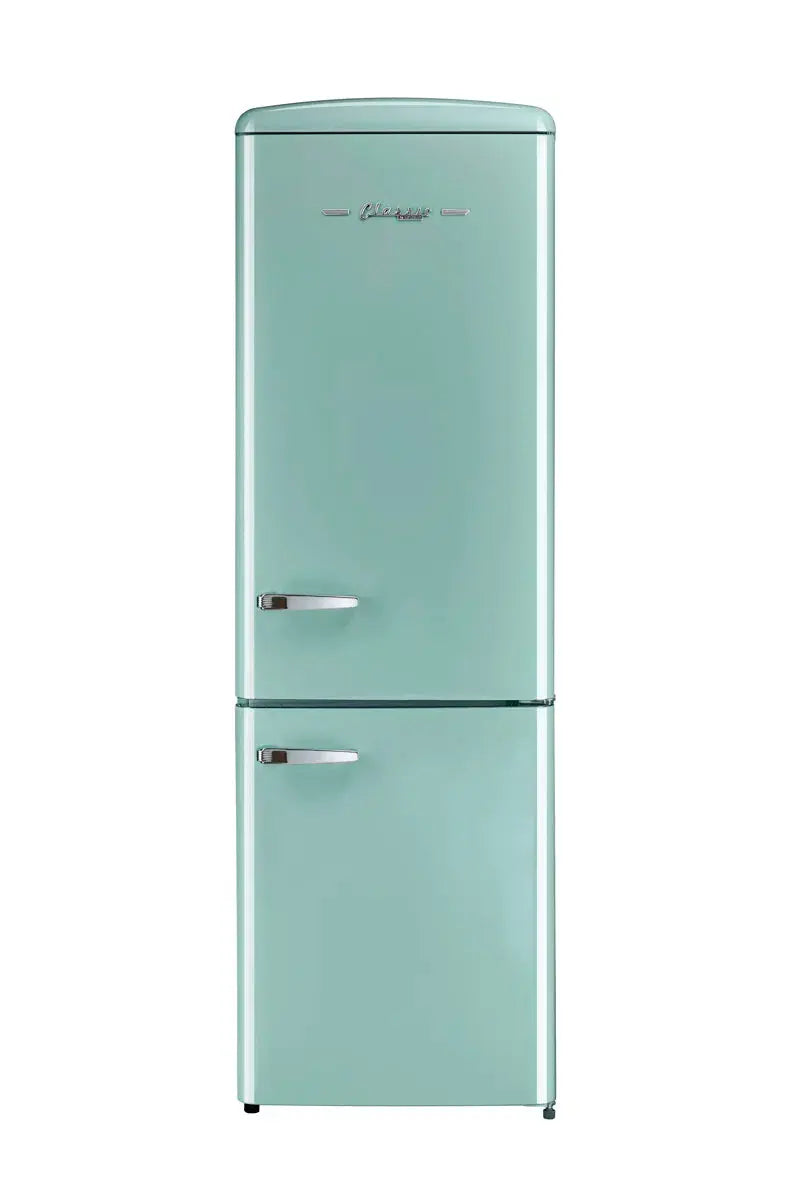 Classic Retro 23.6" Frost-Free 11.7 Cu. Ft. Energy Star Certified Bottom Freezer Refrigerator | Fridge.com