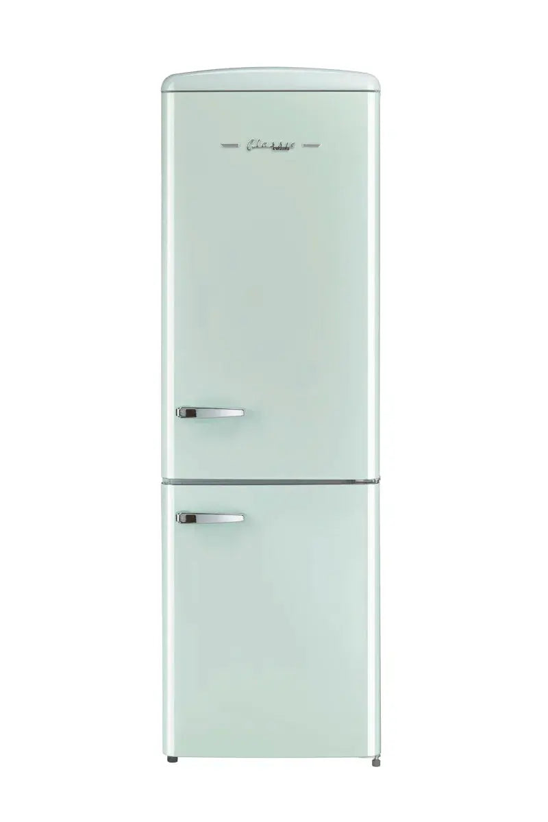 Classic Retro 23.6" Frost-Free 11.7 Cu. Ft. Energy Star Certified Bottom Freezer Refrigerator | Fridge.com