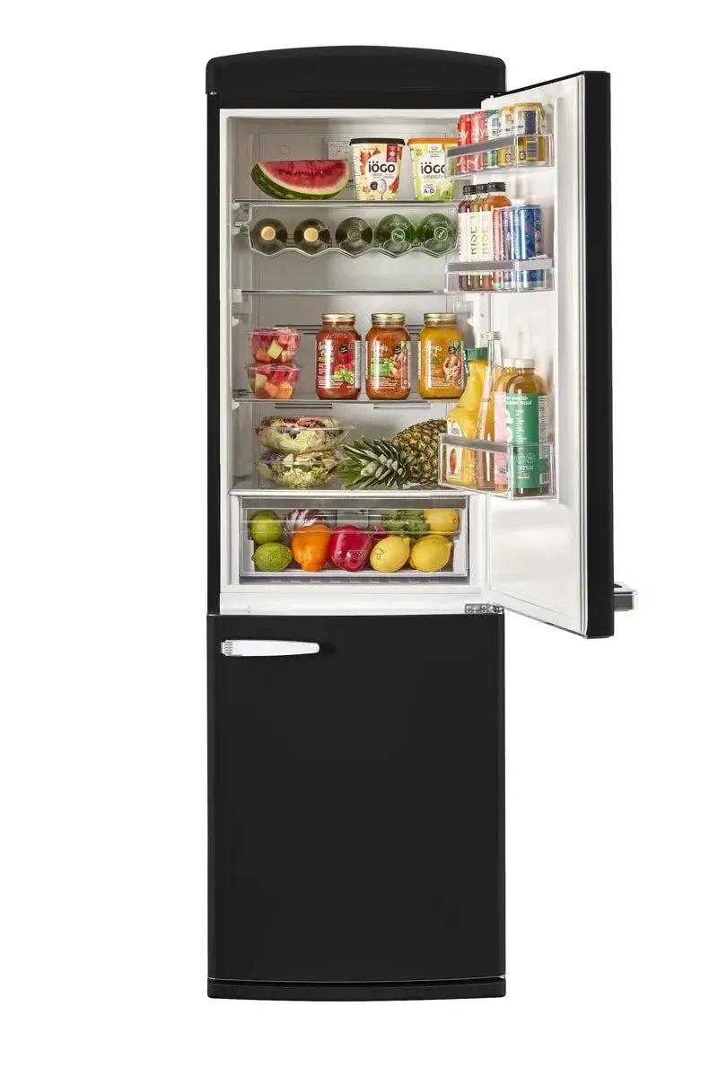 Classic Retro 24 in 12 Cu.Ft Bottom Mount Fridge Auto Defrost, Energy Star Certified, Counter Depth | Fridge.com