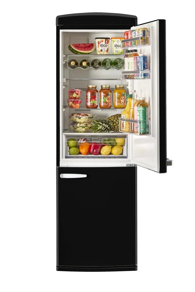 Classic Retro 24 in 12 Cu.Ft Bottom Mount Fridge Auto Defrost, Energy Star Certified, Counter Depth | Fridge.com