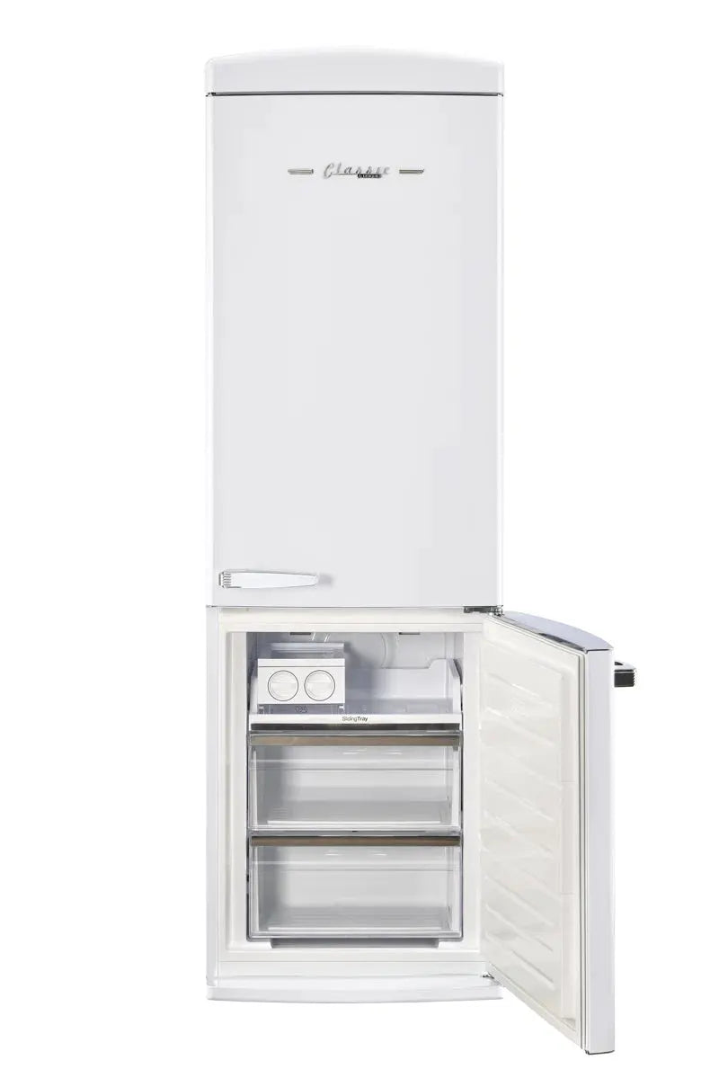 Classic Retro 24 in 12 Cu.Ft Bottom Mount Fridge Auto Defrost, Energy Star Certified, Counter Depth | Fridge.com