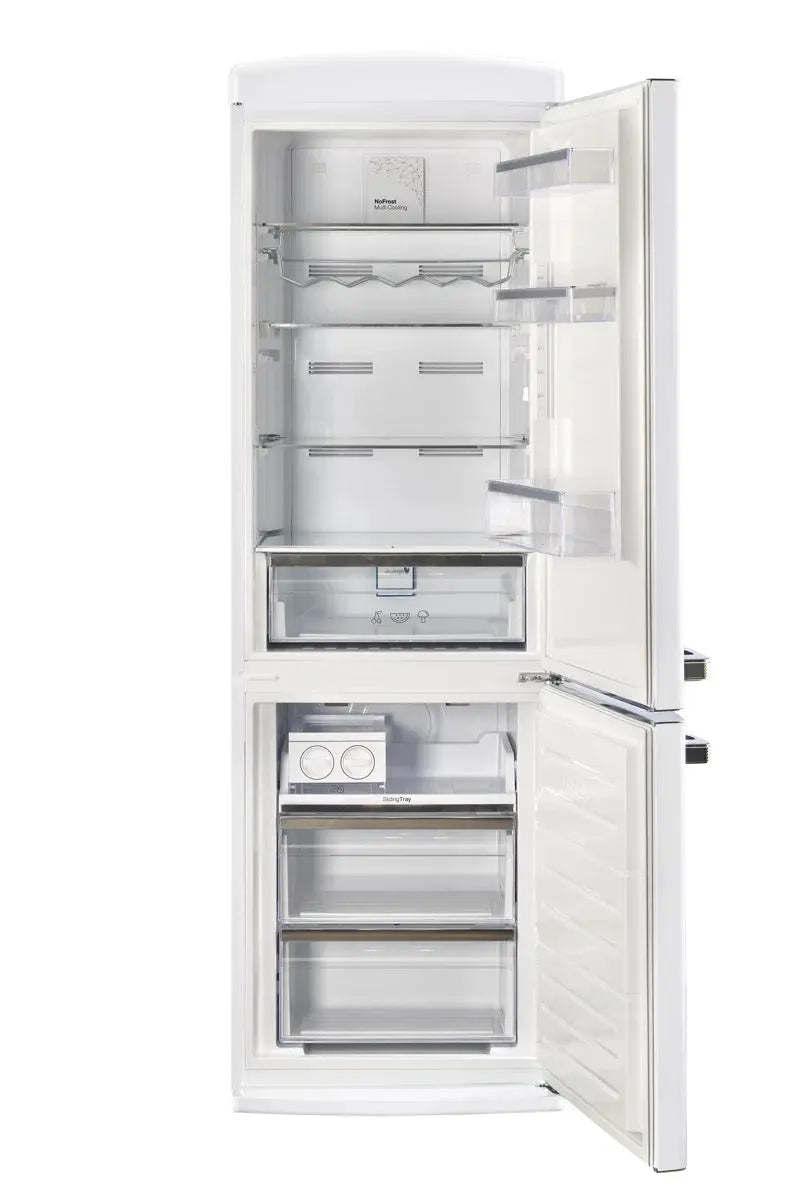 Classic Retro 24 in 12 Cu.Ft Bottom Mount Fridge Auto Defrost, Energy Star Certified, Counter Depth | Fridge.com