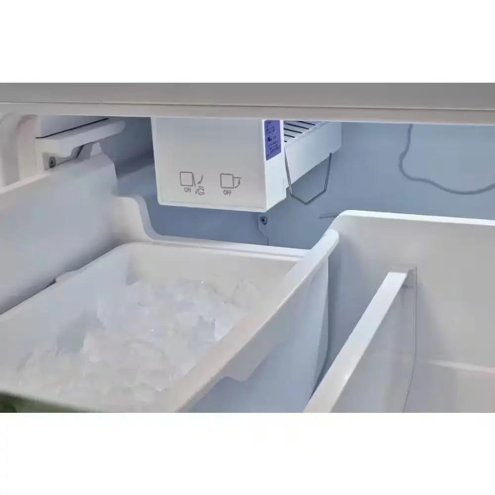 Classic Retro 30 in 17.7 Cu. Ft. Frost Free Retro Bottom Freezer Refrigerator in Marshmallow White, ENERGY STAR | Fridge.com