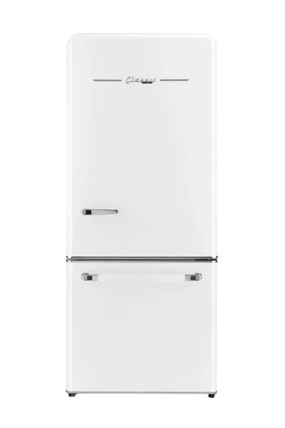 Classic Retro 30" Frost-Free 17.7 Cu. Ft. Energy Star Certified Bottom Freezer Refrigerator | Fridge.com