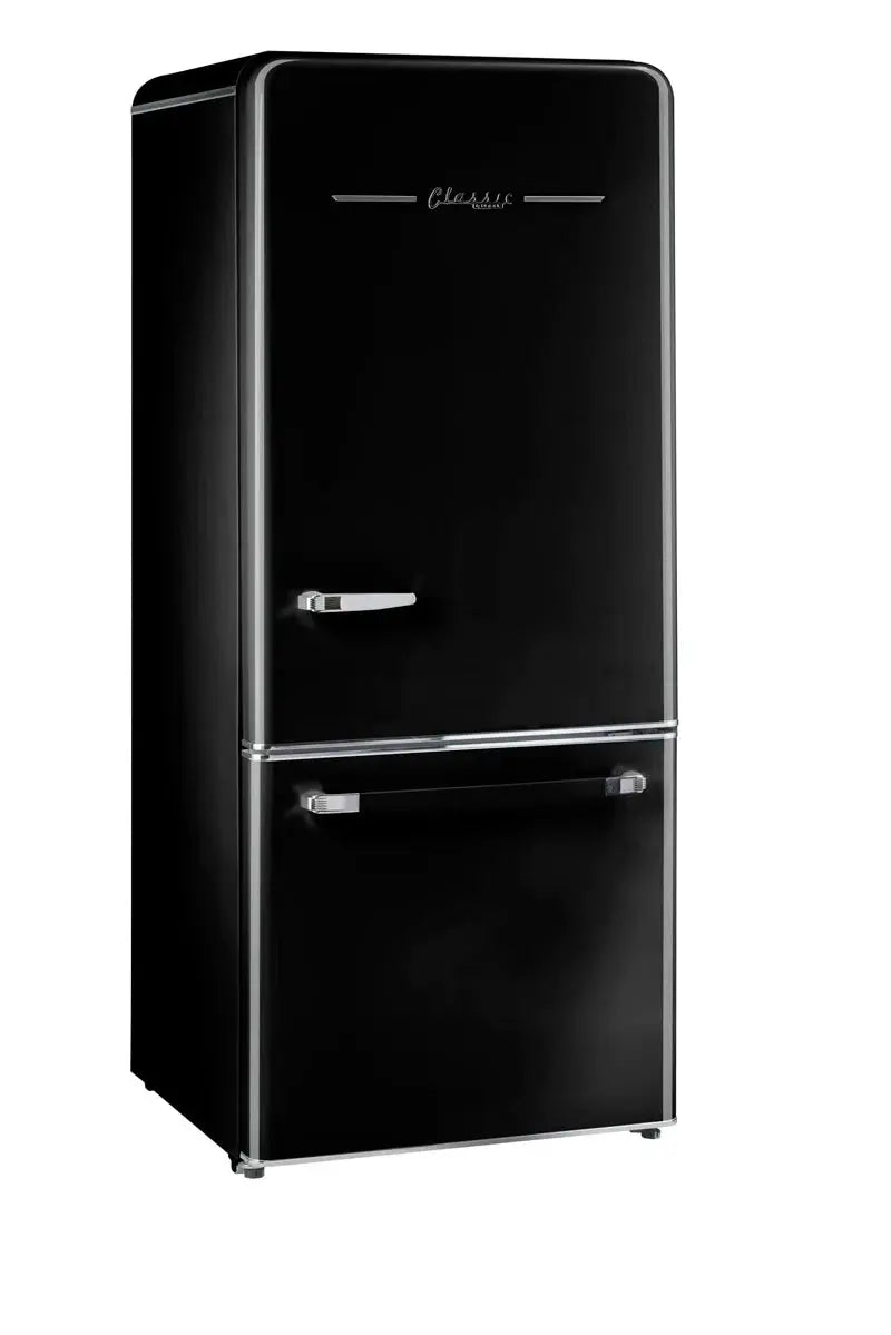 Classic Retro 30" Frost-Free 17.7 Cu. Ft. Energy Star Certified Bottom Freezer Refrigerator | Fridge.com