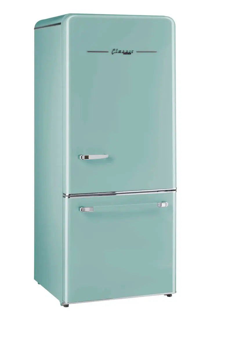 Classic Retro 30" Frost-Free 17.7 Cu. Ft. Energy Star Certified Bottom Freezer Refrigerator | Fridge.com