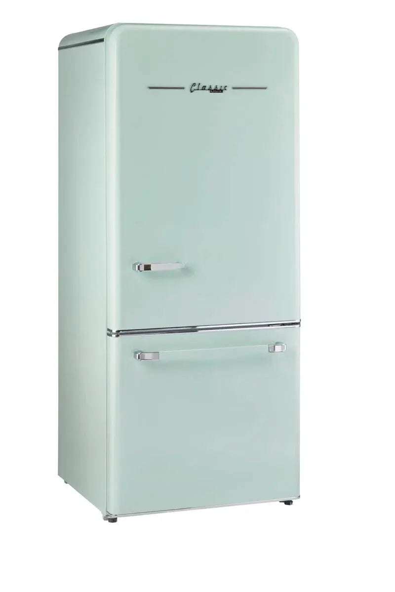 Classic Retro 30" Frost-Free 17.7 Cu. Ft. Energy Star Certified Bottom Freezer Refrigerator | Fridge.com