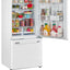 Classic Retro 30" Frost-Free 17.7 Cu. Ft. Energy Star Certified Bottom Freezer Refrigerator | Fridge.com