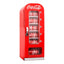 Coca-Cola 10 Can Retro Vending Machine Mini Cooler Display Window, Portable Refrigerator, Red | Fridge.com