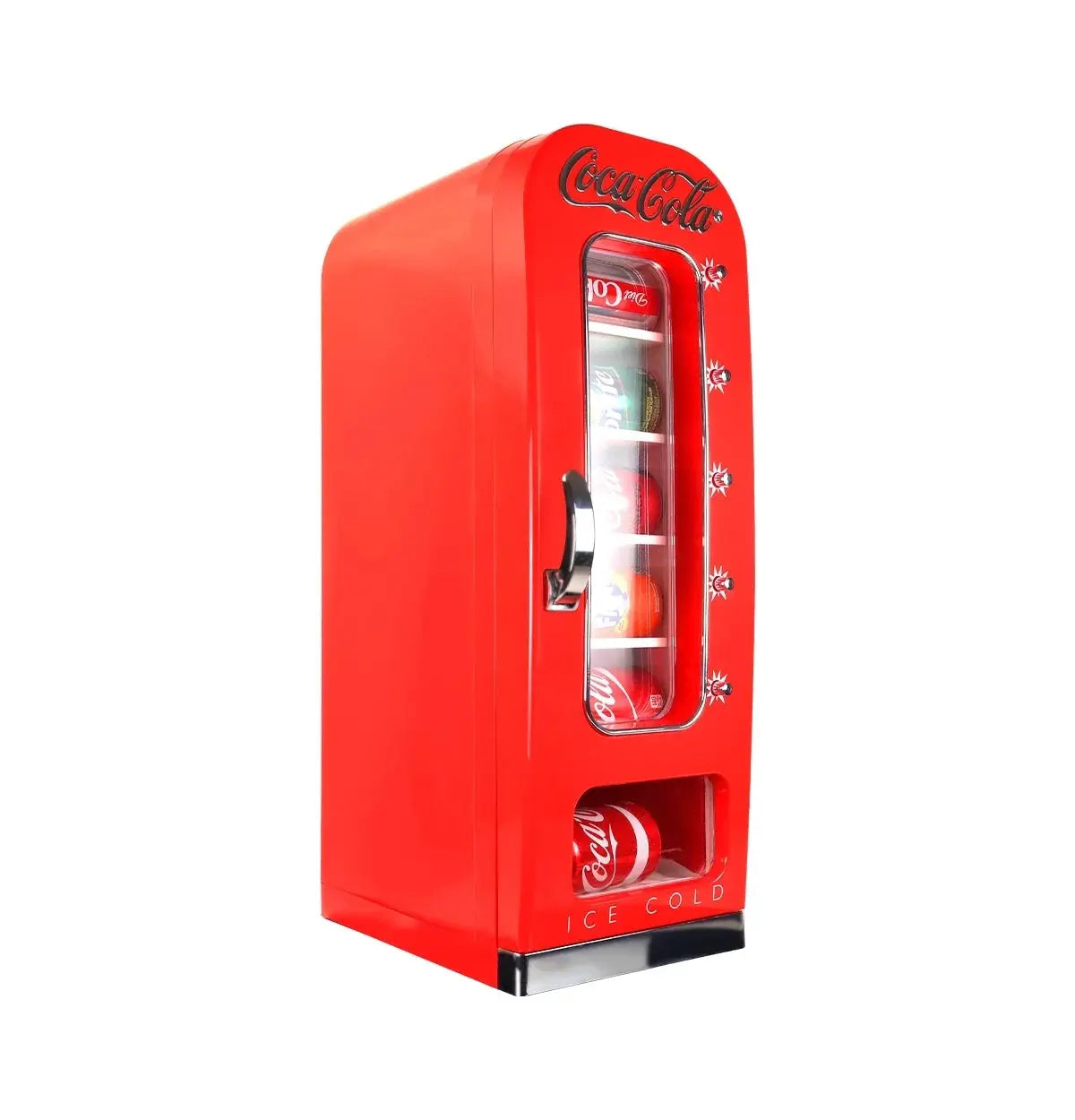 Coca-Cola 10 Can Retro Vending Machine Mini Cooler Display Window ...