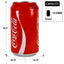 Coca-Cola 12 Can Portable Mini Fridge 12V DC 110V AC 10L Cooler, Red | Fridge.com