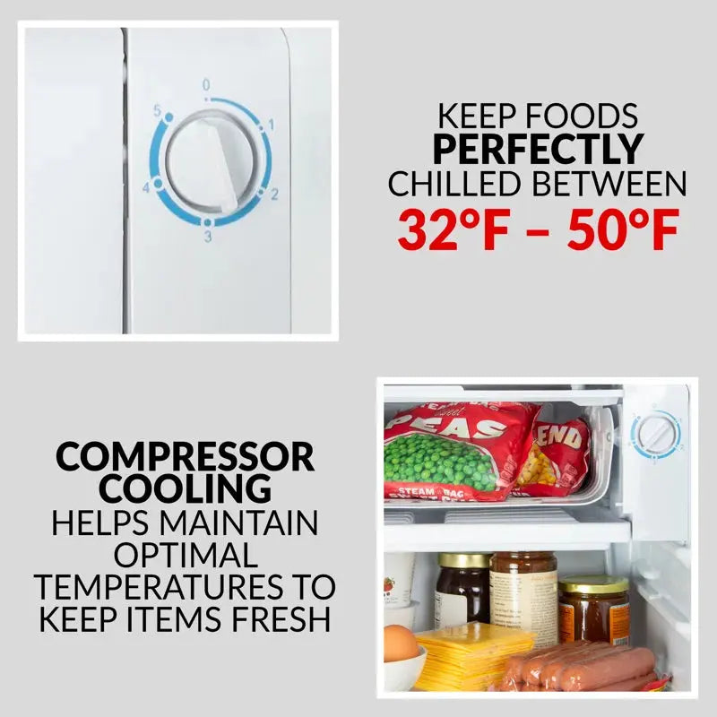 Coca-Cola 3.2 Cu. Ft. Refrigerator with Freezer | Fridge.com