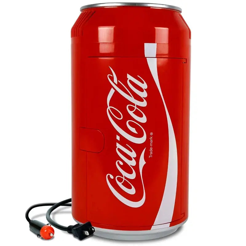 Coca-Cola 8 Can Portable Mini Fridge 12V DC 110V AC 5.4L Cooler, Red | Fridge.com