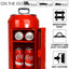 Coca-Cola 8 Can Portable Mini Fridge 12V DC 110V AC 5.4L Cooler, Red | Fridge.com