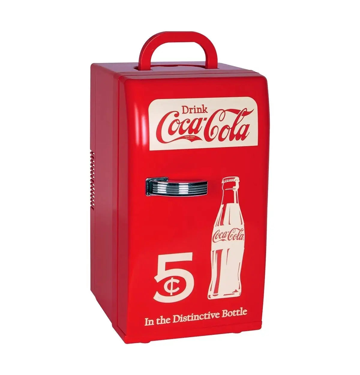 Coca-Cola Retro 18 Can Mini Fridge Portable Cooler 23QT Refrigerator 2 Shelves | Fridge.com