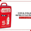 Coca-Cola Retro 18 Can Mini Fridge Portable Cooler 23QT Refrigerator 2 Shelves | Fridge.com