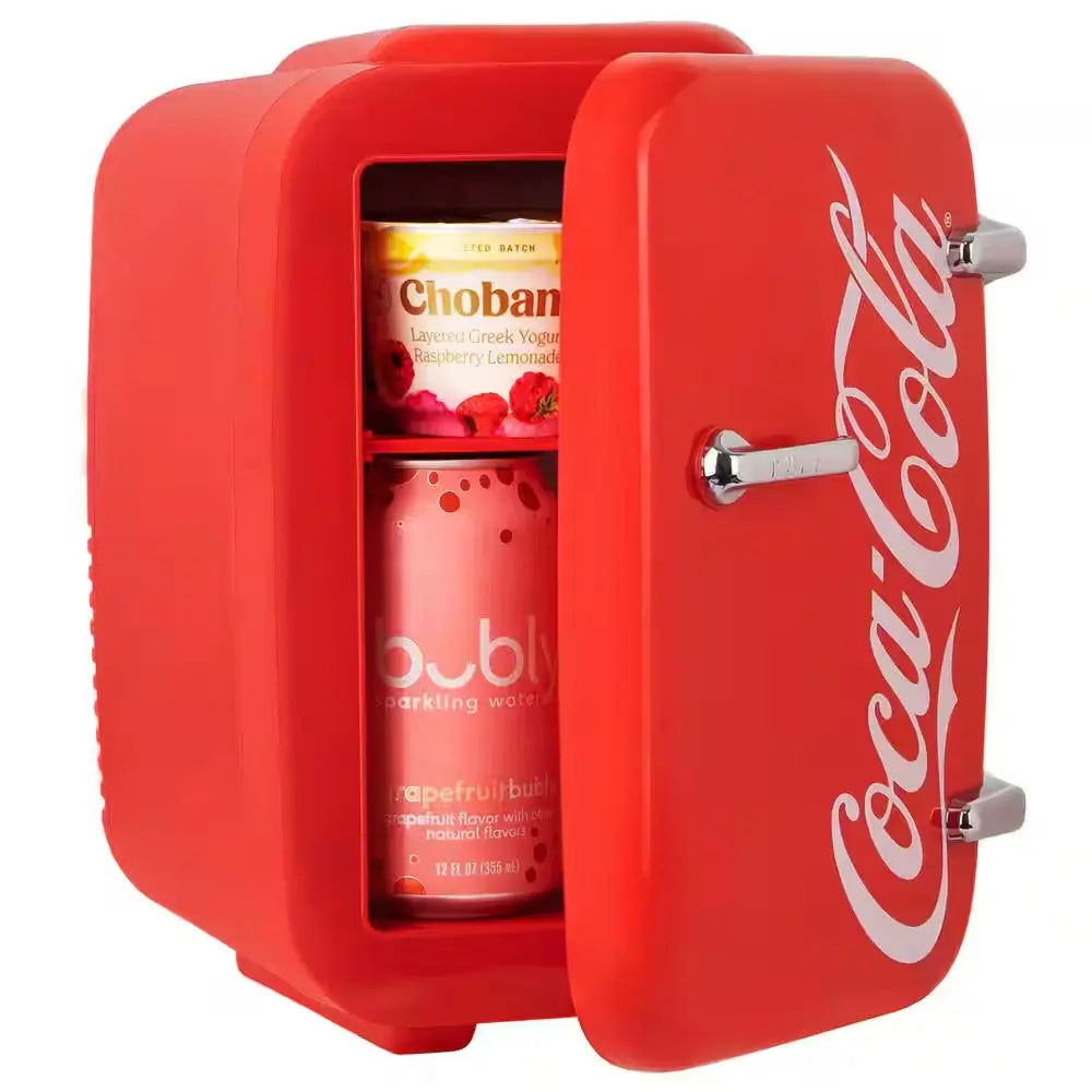 Coca-Cola Vintage Chic 0.14 Cu. Ft. Retro Mini Fridge in Red without Freezer | Fridge.com