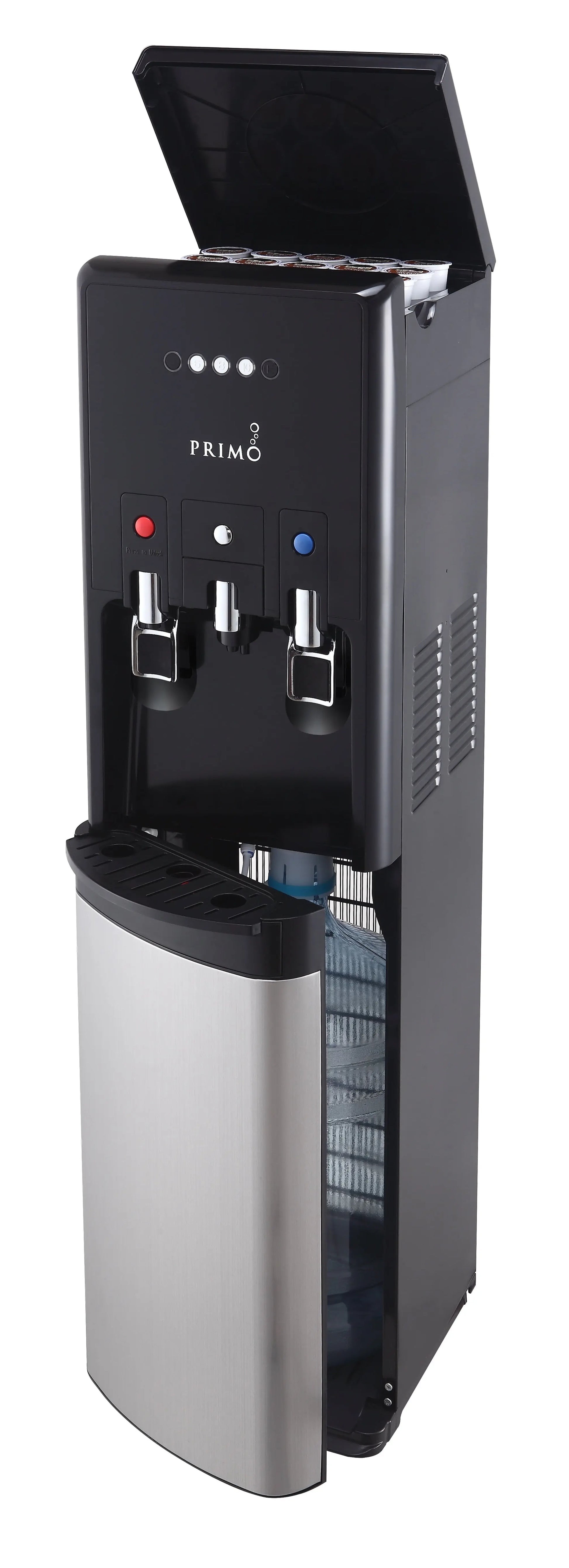 Primo® Water Htrio Coffee K-Cup Water Dispenser Bottom Loading, Hot/Cold Temperature, Black | Fridge.com