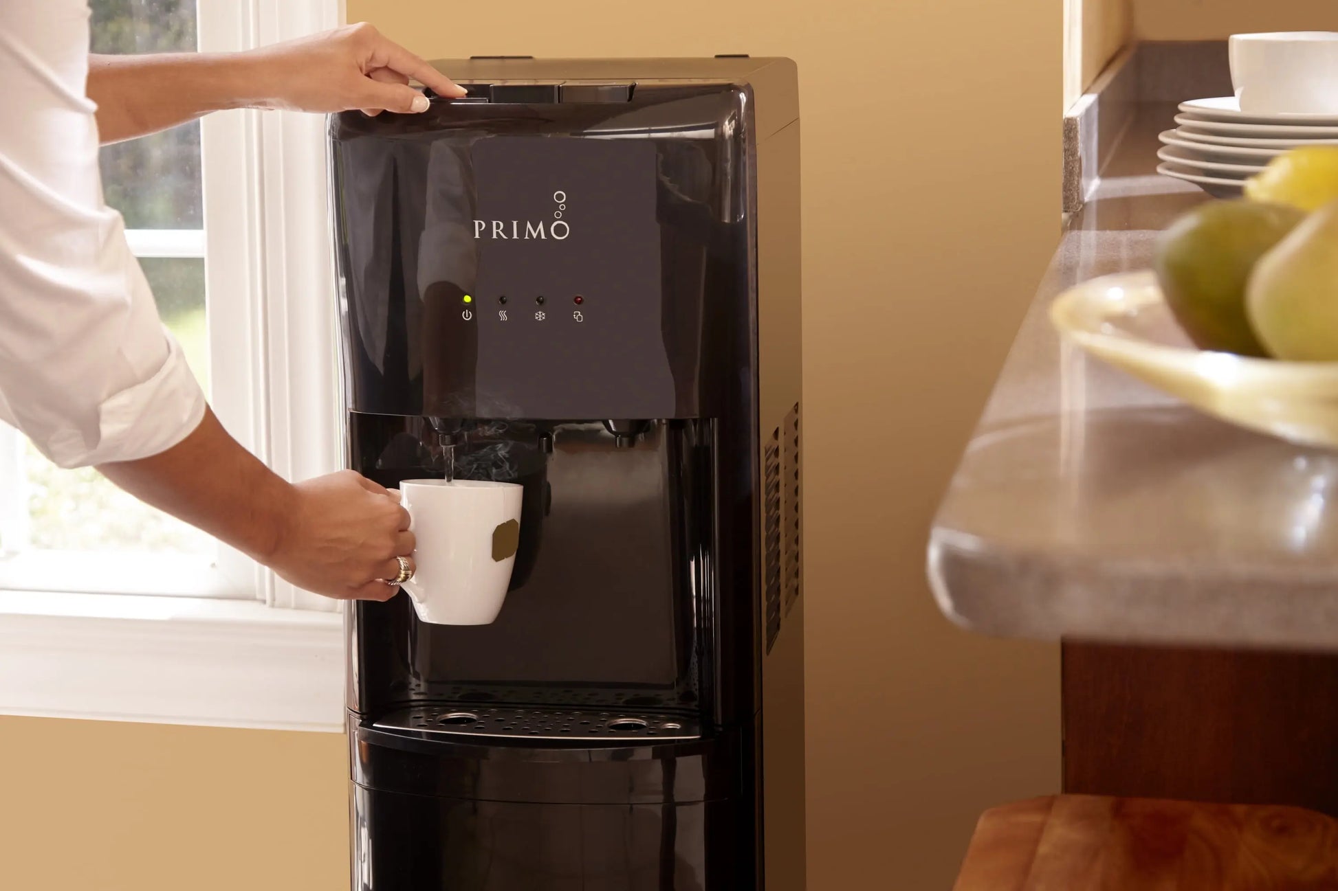 Primo® Water Dispenser Bottom Loading, Hot/Cold Temperature, Black Model 601088 | Fridge.com