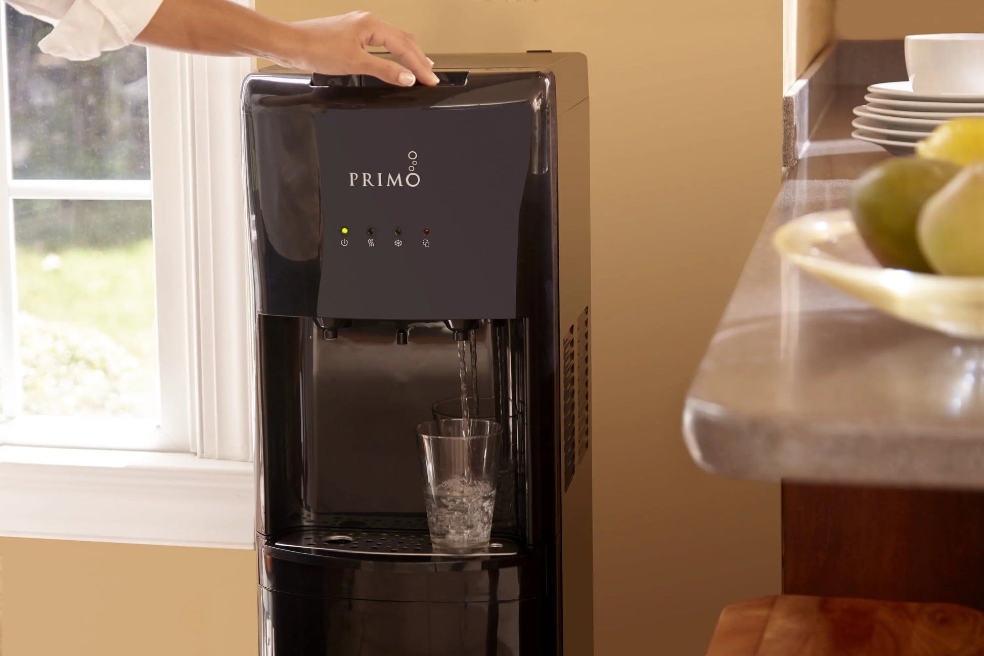 Primo® Water Dispenser Bottom Loading, Hot/Cold Temperature, Black Model 601088 | Fridge.com