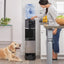 Primo® Water Pet Station Water Dispenser Top Loading, Hot/Cold Temperature, Black and Stainless Steel | Fridge.com