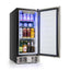 Compact Refrigerator with Adjustable Thermostat and Stainless Steel Door | Fridge.com