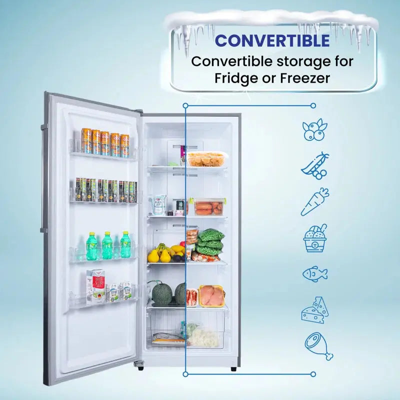 ConServ 14Cf Upright Freezer Convertible Ref Garage Ready Energy Star 28In Wide 110V | Fridge.com