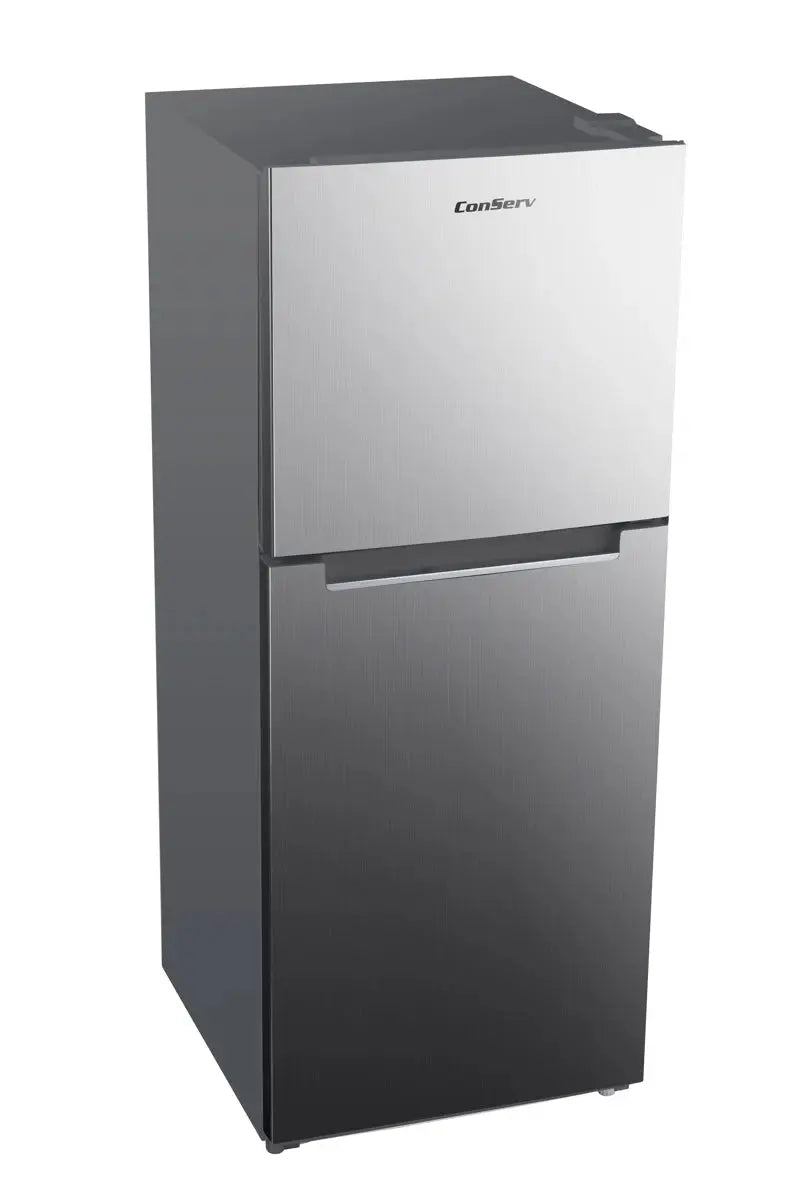 Conserv 10Cf Top Freezer Refrigerator 24In Frost Free E-Star Quiet 43Db 110V SS | Fridge.com