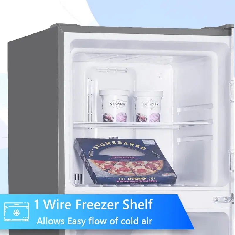 Conserv 10Cf Top Freezer Refrigerator 24In Frost Free E-Star Quiet 43Db 110V SS | Fridge.com