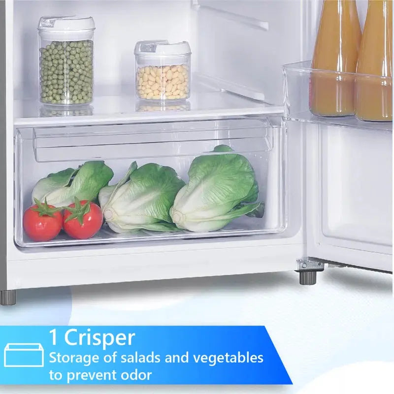 Conserv 10Cf Top Freezer Refrigerator 24In Frost Free E-Star Quiet 43Db 110V SS | Fridge.com