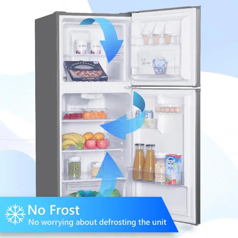 Conserv 10Cf Top Freezer Refrigerator 24In Frost Free E-Star Quiet 43Db 110V SS | Fridge.com