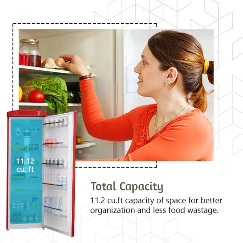 Conserv 11Cf Classic Retro Refrigerator 24 in Frost Free Eco R600A 115V | Fridge.com