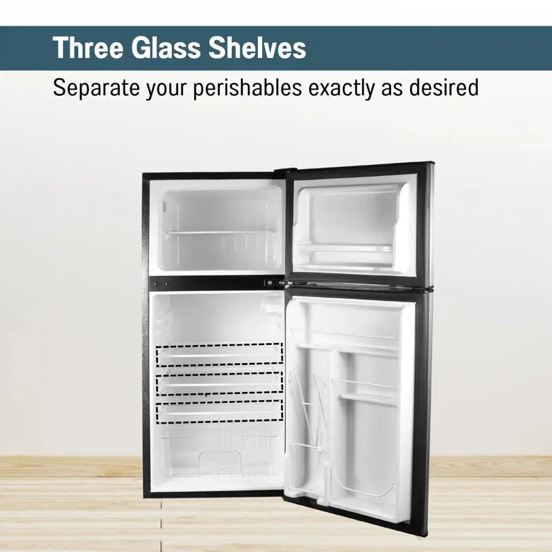 Conserv 19In Stainless Compact 2 Door Refrigerator 4.5Cf Reversible Door 115V | Fridge.com