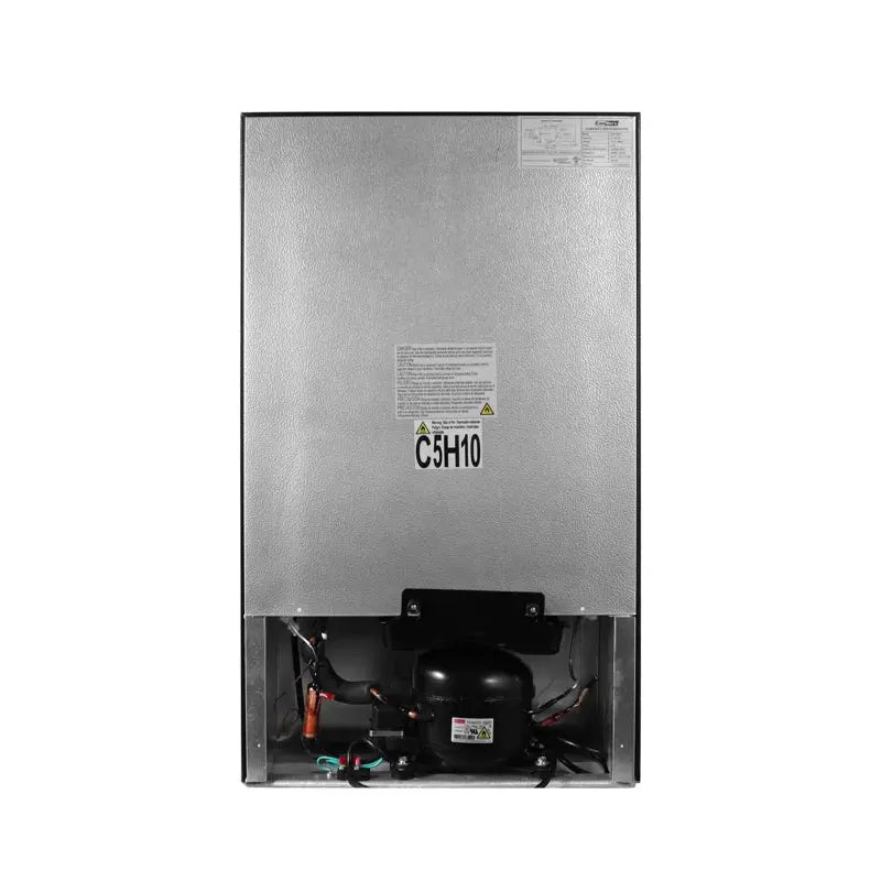 Conserv 19" STAINLESS Compact 2 Door Mini Refrigerator 3Cf Reversible Door 110V | Fridge.com