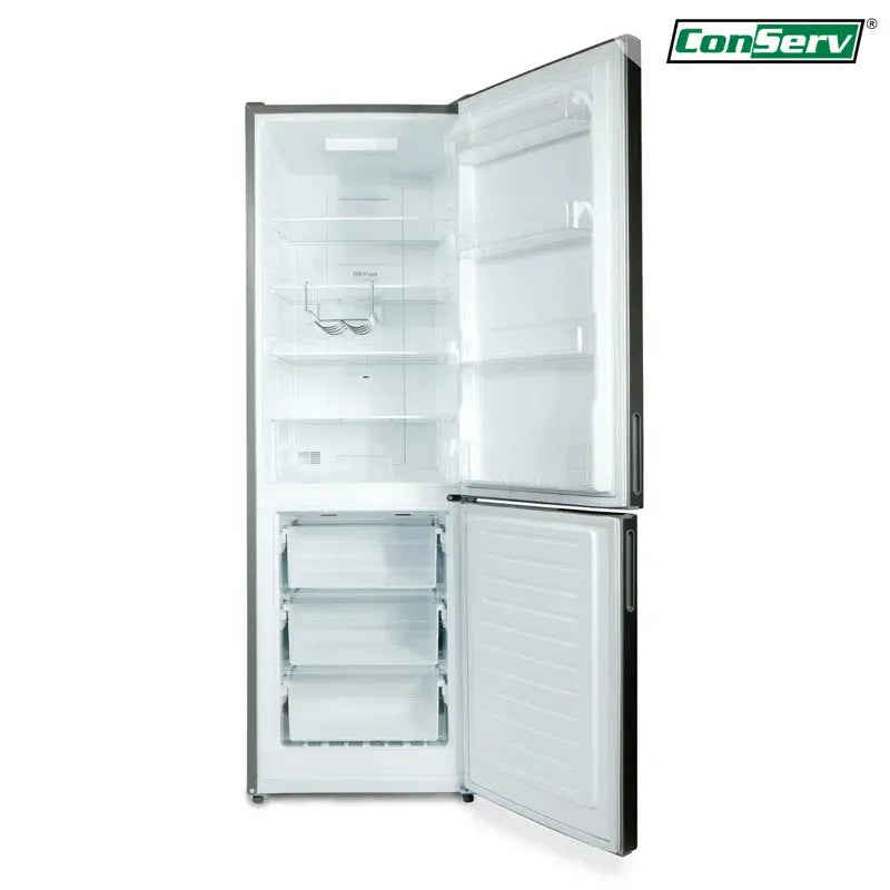 Conserv 24" Wide 10.8 Cu.Ft.Bottom Freezer Refrigerator Stainless | Fridge.com