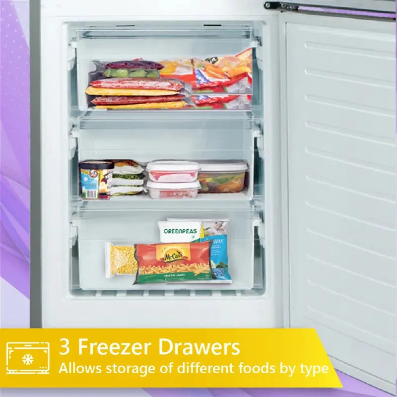 Conserv 24" Wide 10.8 Cu.Ft.Bottom Freezer Refrigerator Stainless | Fridge.com