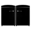 Conserv 3.2 Cu.Ft. Frost Free Black Retro Convertible Refrigerator-Freezer Set | Fridge.com