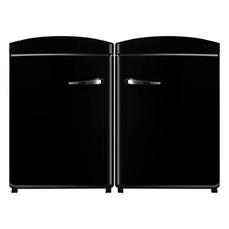 Conserv 3.2 Cu.Ft. Frost Free Black Retro Convertible Refrigerator-Freezer Set | Fridge.com