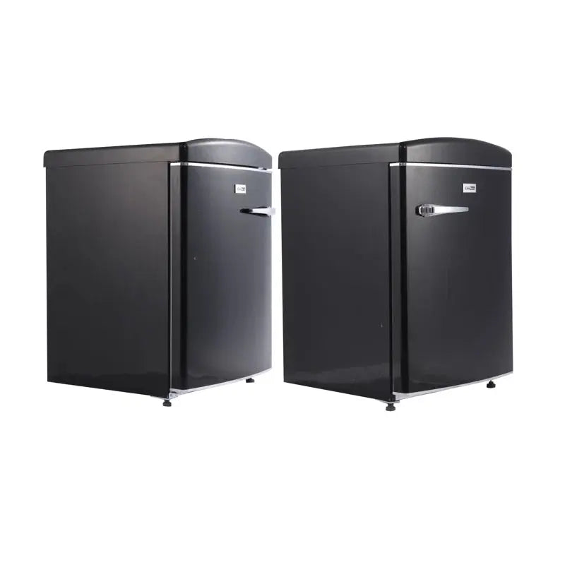 Conserv 3.2 Cu.Ft. Frost Free Black Retro Convertible Refrigerator-Freezer Set | Fridge.com