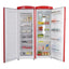 Conserv 8.3 Cu. Ft. Red Classic Retro Upright Freezer - 11 Cu. Ft. Classic Retro Refrigerator Set | Fridge.com