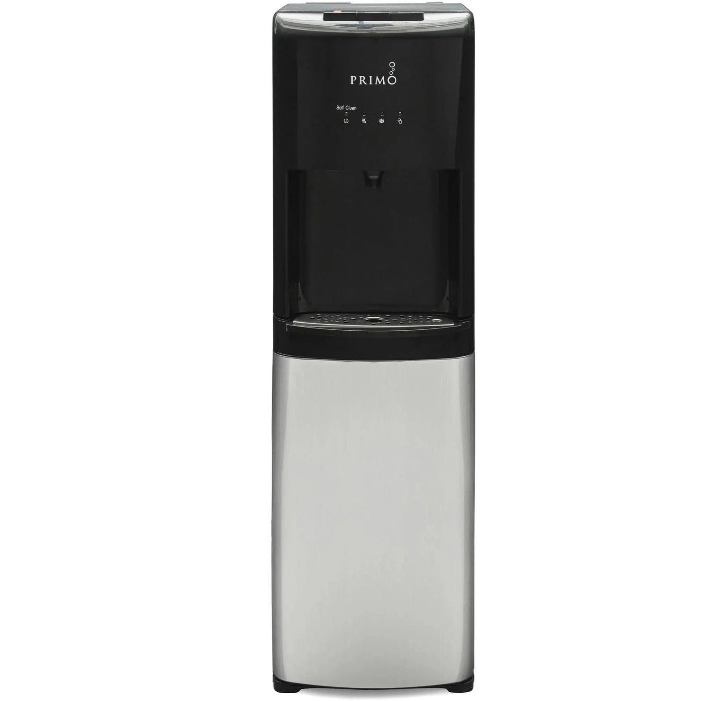 Primo® Water Deluxe Self Sanitizing Water Dispenser Bottom Loading, Hot/Cold/Cool Temp, Stainless Steel | Fridge.com