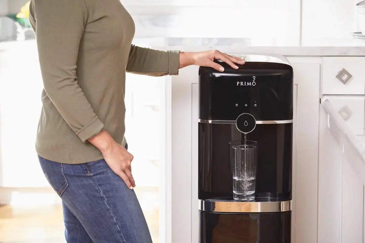 Primo® Water Smart Touch Water Dispenser Bottom Loading, Hot/Cold/Cool Temperature, Black | Fridge.com