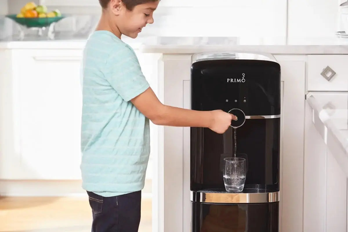 Primo® Water Smart Touch Water Dispenser Bottom Loading, Hot/Cold/Cool Temperature, Black | Fridge.com