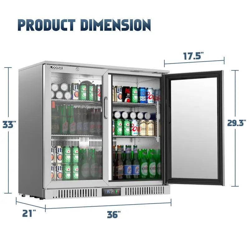 Coolski 192 Cans (12 Oz.) 7.4 Cubic Feet Beverage Refrigerator | Fridge.com