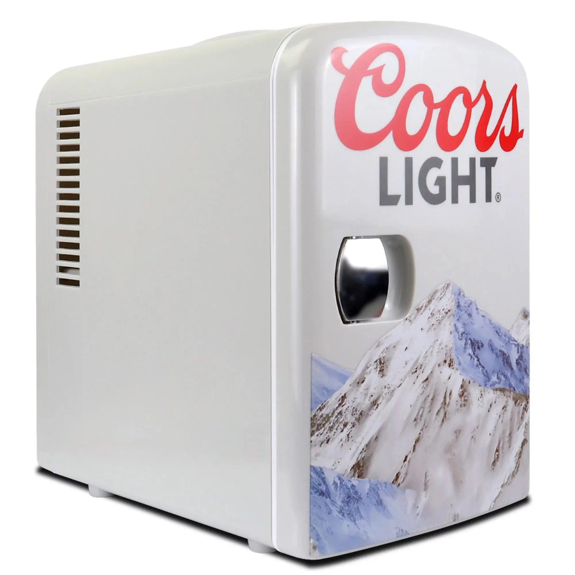 Coors Light 6 Can Mini Fridge 4L Mini Electric Cooler Travel Compact Portable 12V Car Cooler Gray | Fridge.com