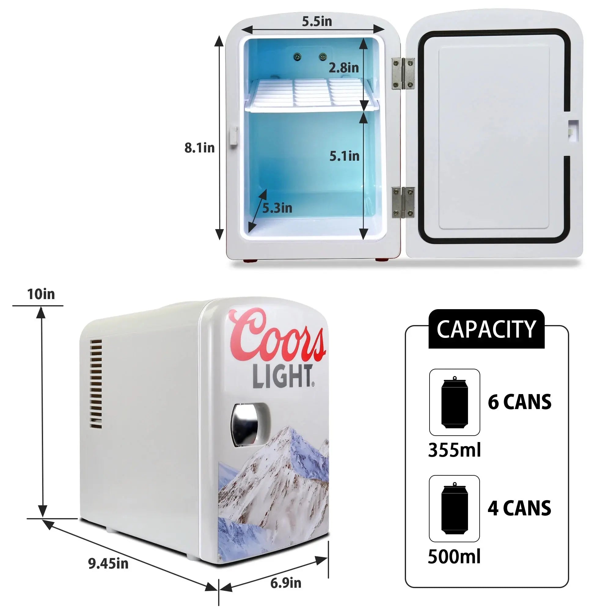 Coors good light mini fridge