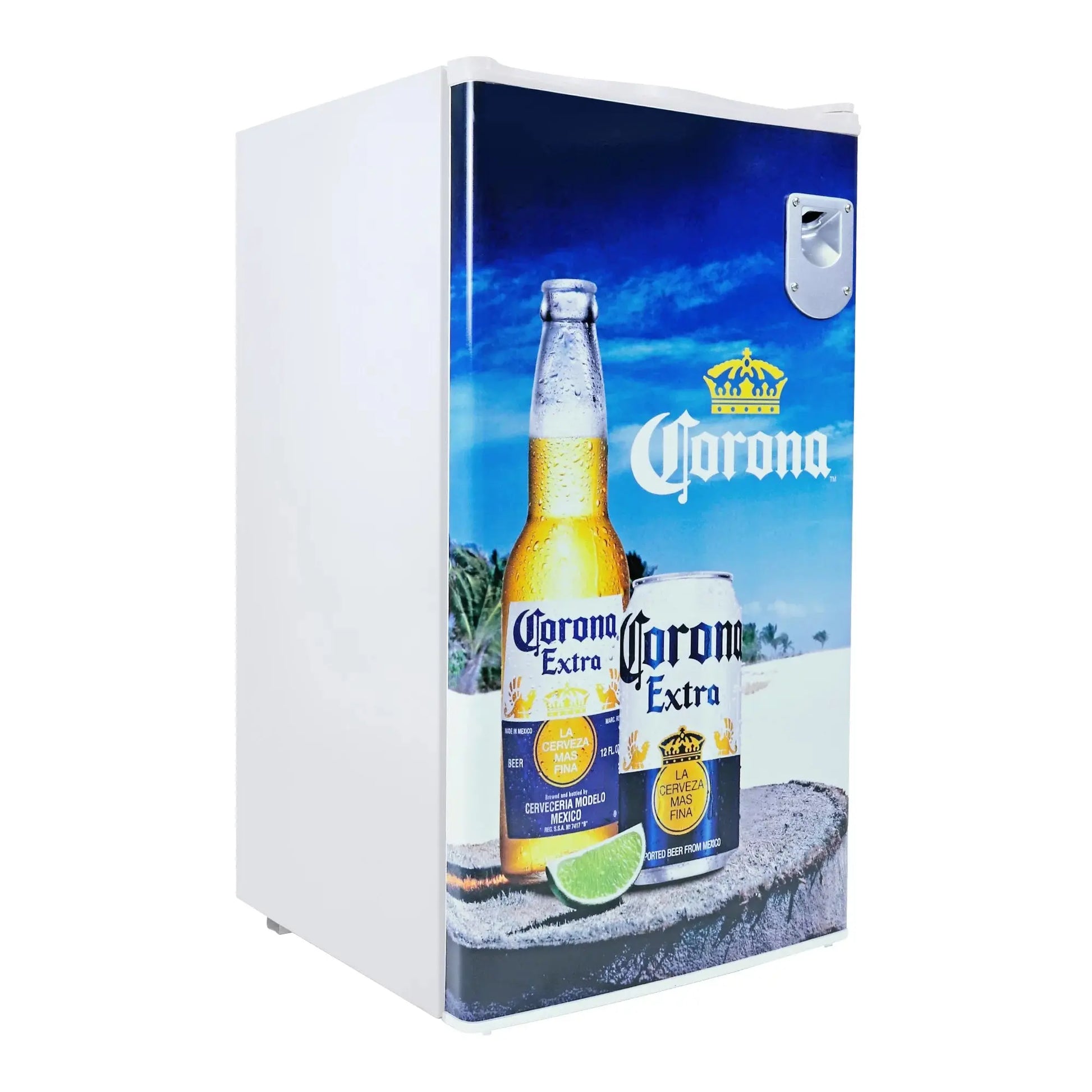 Corona 90 Litre Compact Refrigerator with Bottle Opener Mini Fridge | Fridge.com