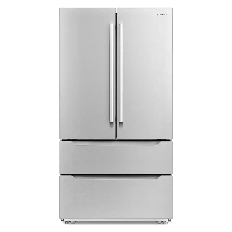 Cosmo 36" 22.5 Cubic Feet Energy Star Smudge-Resistant French Door Refrigerator | Fridge.com